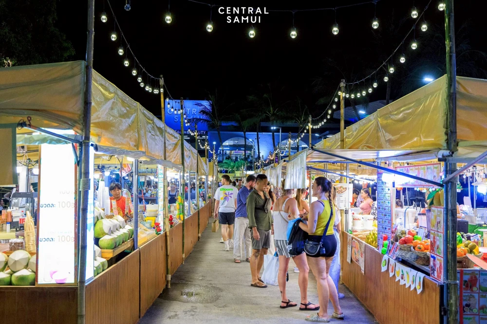 A Laid-Back Night Market in the Heart of Koh Samui
