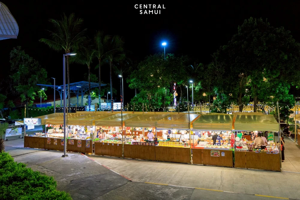 A Laid-Back Night Market in the Heart of Koh Samui