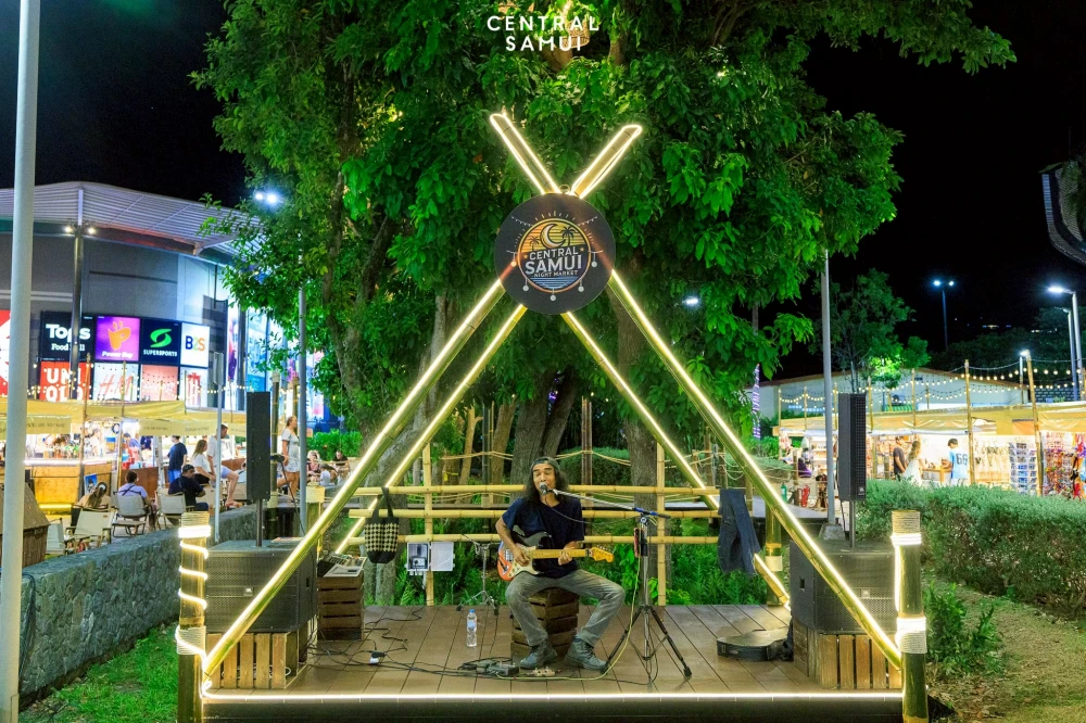 A Laid-Back Night Market in the Heart of Koh Samui