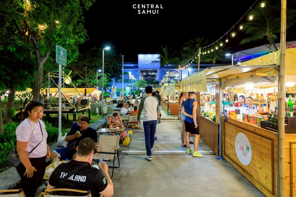 A Laid-Back Night Market in the Heart of Koh Samui